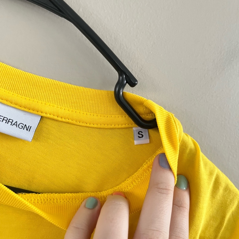 NWT CHIARA FERRAGNI
Woman Mini Dress Yellow Size S Cotton‎ - Picture 8 of 10